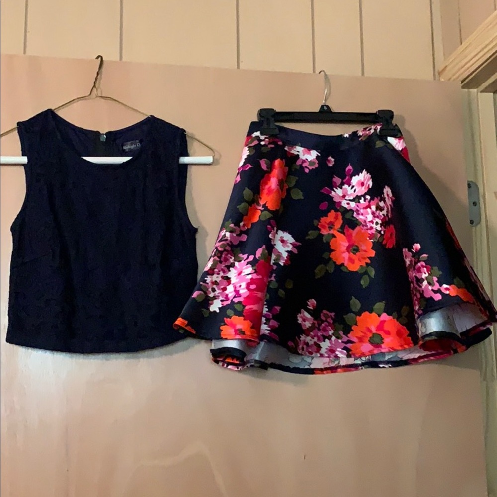 Two Piece Prom Outfit